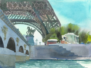 Paris- Eiffel Tower Carrousel