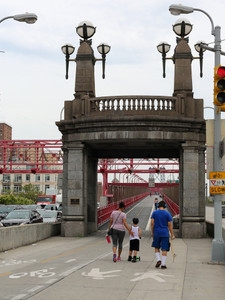Crossing the Williamsburgh Bridge, Lower East Side