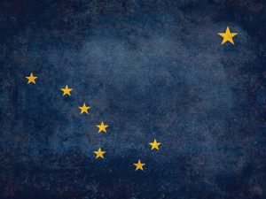 Alaska State Flag - Vintage
