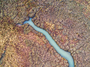 Abstract Aerial Landscape IV
