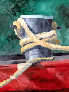 Frayed Dock Line