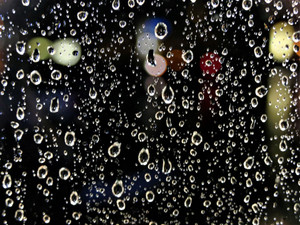 abstract water drops
