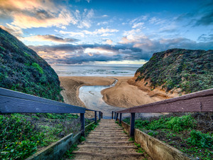 Montara Beach Stairs