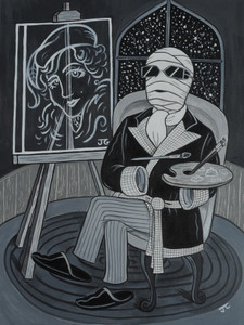 The Invisible Man ( Jack paints Flora)