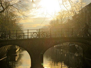 Amsterdam Bridge at Dusk II