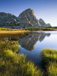 Dolomites, Italy, Langlahn Spitze sunrise