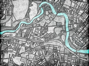 Abstract Map of Allston