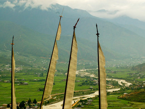 Paro Valley Prayer Flags