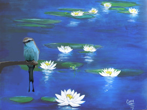 The Frog and the Blue Bird