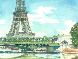 Paris- Bir Hakeim Bridge