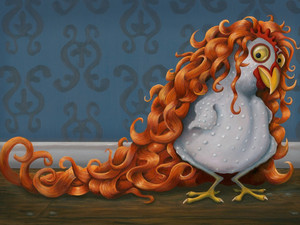 The Curly Haired Hen