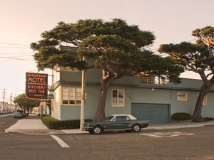 Classic Car at Motel (San Francisco, CA)