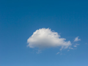 A  Solitary Cloud