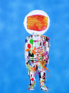 Astronaut On Blue #3