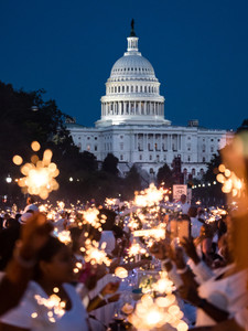 Celebration on Pennsylvania Ave