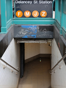 Delancy St Station.   Lower East Side, NYC