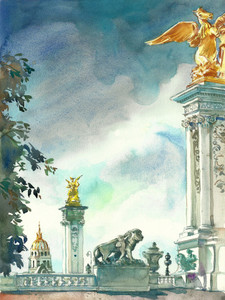 Paris- Alexandre III Bridge