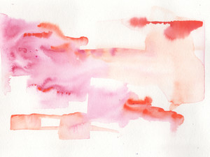Abstract with Orange and Purple