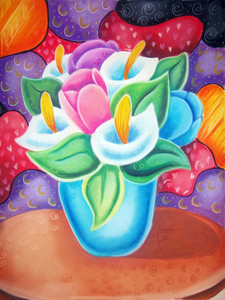 Simply a Pot of Flowers