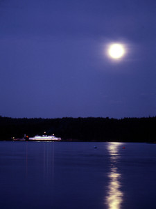 Moon and Ferry