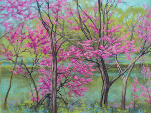 Redbuds by the Lake