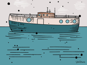 Tugboat in Port