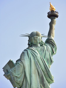 Lady Liberty from Behind