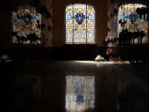 Flowers in a Mausoleum
