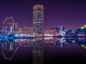 Baltimore Inner Harbor Reflections