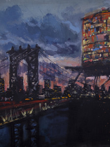 DUMBO Fruin Watertower & Manhattan Bridge