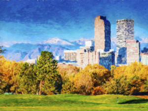 Autumn Day in Downtown Denver