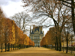 Louvre in Fall