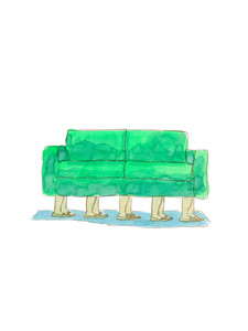 Couch with Legs