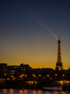 Evening Overtakes the Eiffel Tower