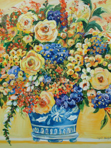 Blue Ceramic Vase