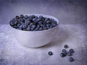 Blueberries In Bowl