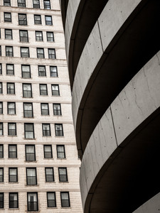 Marina City, circular parking garage. Chicago. Illinois, USA, Stock Photo,  Picture And Rights Managed Image. Pic. D65-310289