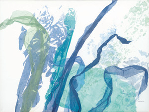 Floating ribbons of Washi