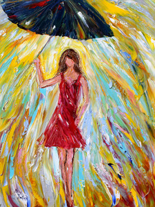 Rain Dance in Red