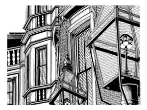 Beacon Hill Windows, Boston