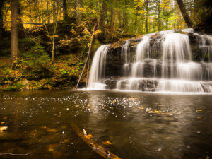 Autumn Pool at Rock River Falls