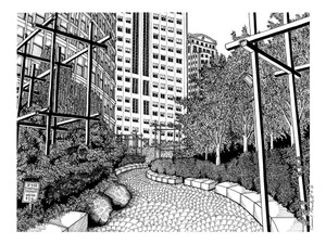 Greenway Chinatown Path, Boston
