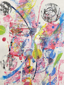 Abstract Color Collage