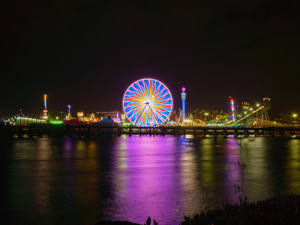Del Mar Fairgrounds with Ferris Wheel | Del Mar, San Diego