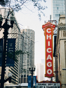 Chicago Theater Marquee