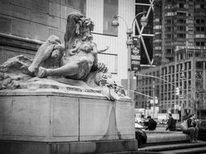 Central Park statue