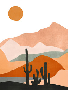 Cactus Mountain Abstract III