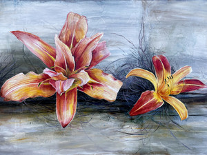 Day Lillies (Steelyard Composition)