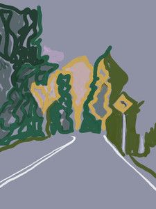 Benedict Canyon in Sun