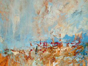 Sardinian paintings. Rainy